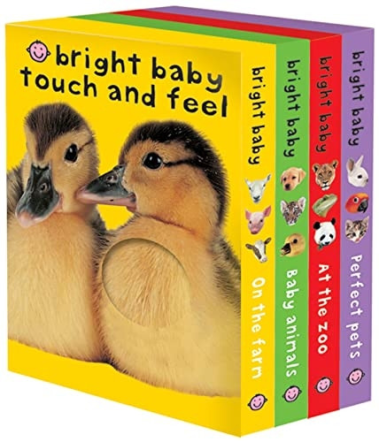 Bright Baby Touch and Feel Boxed Set : on the Farm, Baby Animals, at the Zoo and Perfect Pets