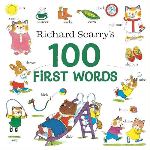 Richard Scarry's 100 First Words [Board book]