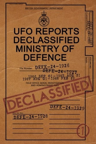 UFO Reports Declassified - Ministry of Defence Vol 1: The Only Ministry of Defence UFO Reports Books in Print. This Book Contains a Range of Genuine UFO-Related Documents Released by the Mod. Discover What the UK Government Thought of Lights Over Lon