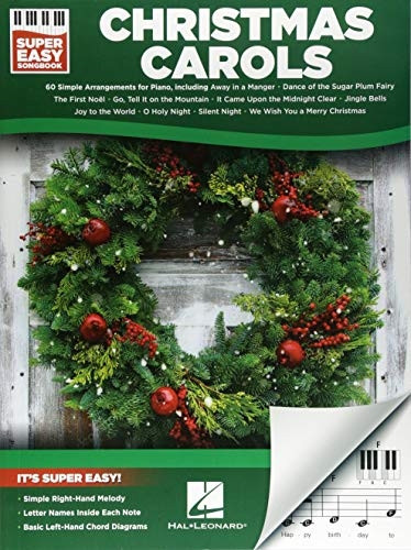 CHRISTMAS CAROLS SUPER EASY SONGBOOK PIANO BOOK