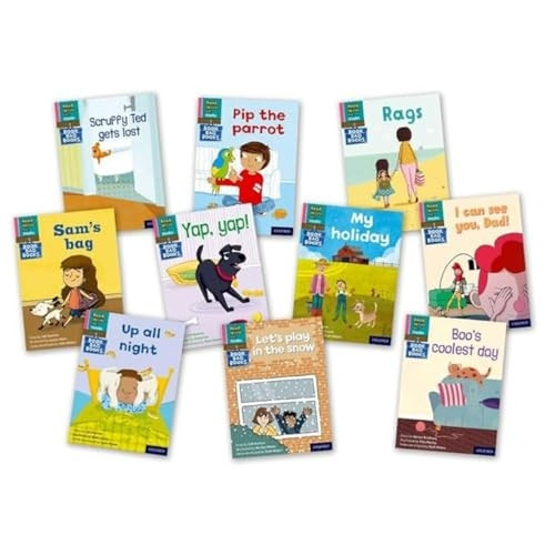 Read Write Inc. Phonics Book Bag Books: Pink Set 3 Storybooks Mixed Pack of 10
