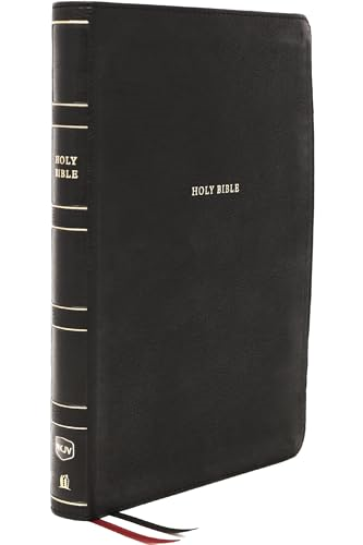 NKJV, Reference Bible, Center-Column Giant Print, Leathersoft, Black, Red Letter, Comfort Print: Holy Bible, New King James Version