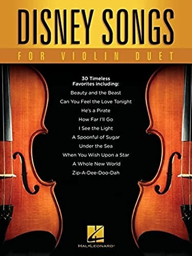 Disney Songs For Violin Duet