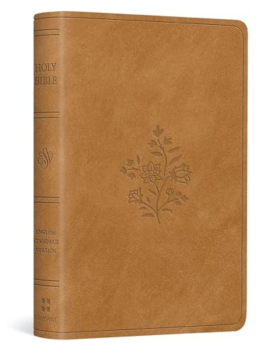 ESV Vest Pocket New Testament with Psalms and Proverbs (Trutone, Nubuck Caramel, Wildflower Design)