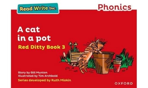 Read Write Inc. Phonics: Red Ditty Book 3 A Cat in a Pot (Read Write Inc. Phonics)