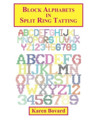 Block Alphabets in Split Ring Tatting