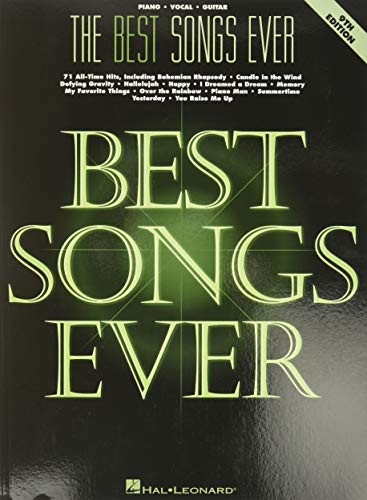 The Best Songs Ever: Piano/Vocal/Guitar
