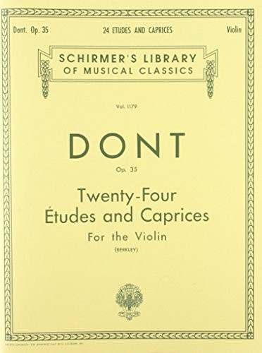 24 Etudes And Caprices, Op. 35 for the Violin