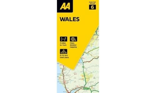 AA Road Map Wales (AA Road Map Britain series)