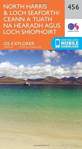 OS Explorer Map (456) North Harris and Loch Seaforth/Ceann a Tuath Na Hearadh Agus Loch Shiphoirt