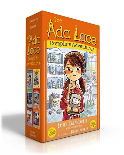The Ada Lace Complete Adventures (Boxed Set): Ada Lace, on the Case; Ada Lace Sees Red; Ada Lace, Take Me to Your Leader; Ada Lace and the Impossible Mission; Ada Lace and the Suspicious Artist; Ada Lace Gets Famous (An Ada Lace Advent