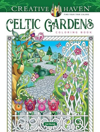 Creative Haven Celtic Gardens Coloring Book