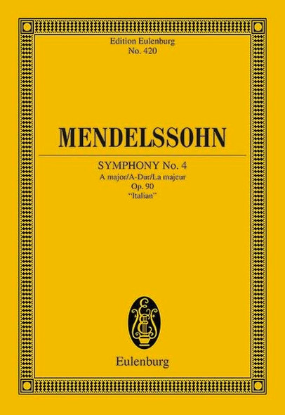 Symphony 4 Op. 90 A Maj Italian