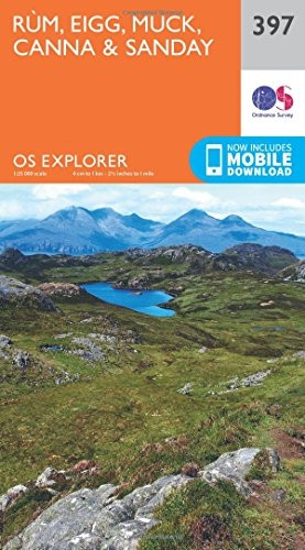 OS Explorer Map (397) Rum, Eigg, Muck, Canna and Sanday