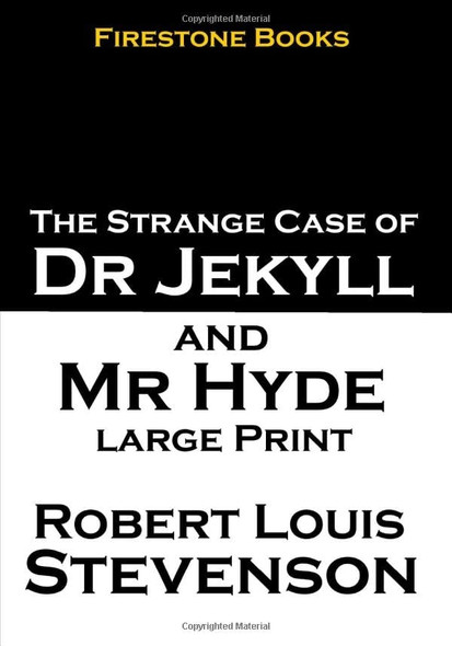 Jekyll and Hyde: Large Print