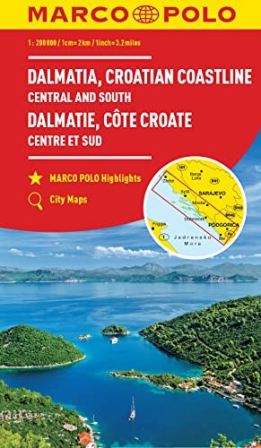 MARCO POLO Karte HR Dalmatien, Kroatische KÃ¼ste 1: 200 000