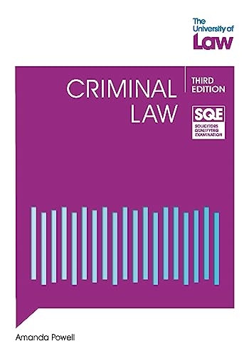 SQE - Criminal Law 3e (SQE1)