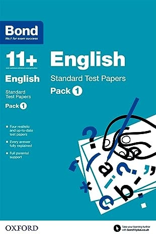 Bond 11 +: English: Standard Test Papers: Pack 1