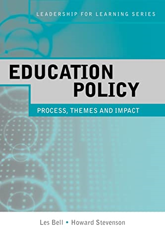 Education Policy (Leadership for Learning Series)
