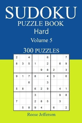 300 Hard Sudoku Puzzle Book: Volume 5