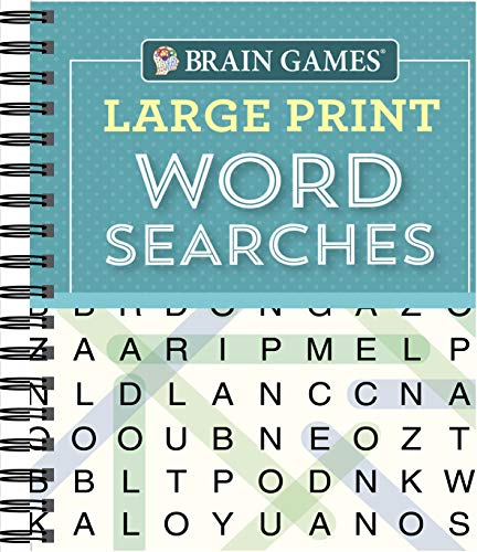 Brain Games Large Print Word Searchs