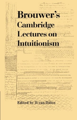 Brouwer's Cambridge Lectures on Intuitionism