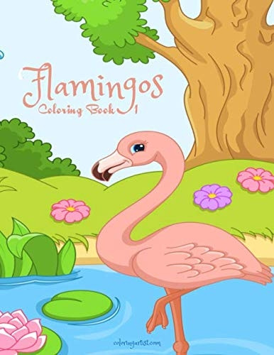 Flamingos Coloring Book 1