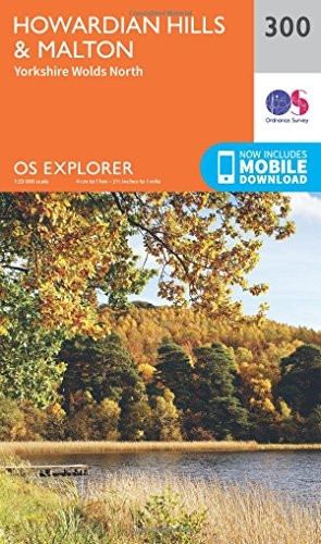 OS Explorer Map (300) Howardian Hills and Malton