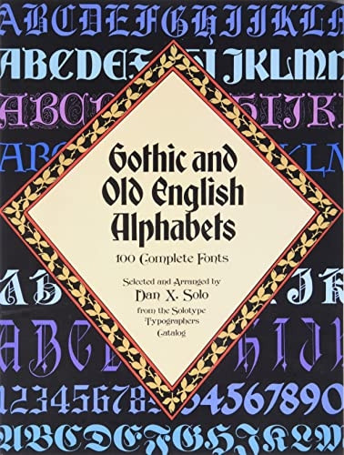 Gothic and Old English Alphabets (Dover Pictorial Archives)
