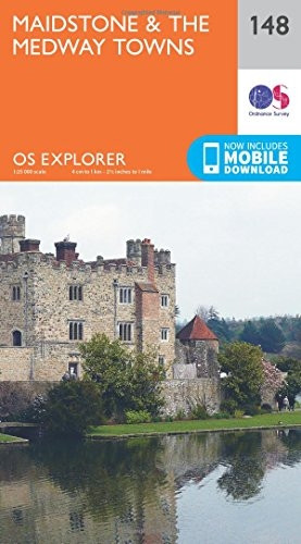 OS Explorer Map (148) Maidstone and the Medway Towns