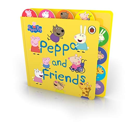 Peppa Pig: Peppa and Friends: Tabbed Board Book (Peppa Pig) [Board book]