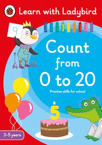 Count from 0 to 20: A Learn with Ladybird Activity Book 3-5 years: Ideal for home learning (EYFS) (Learn with Ladybird)