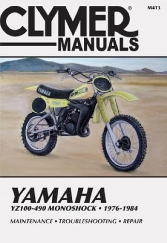 Yamaha YZ100-490 Monoshock, 1976-84: Clymer Workshop Manual