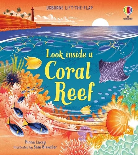 Look inside a Coral Reef (Look Inside) [Board book]