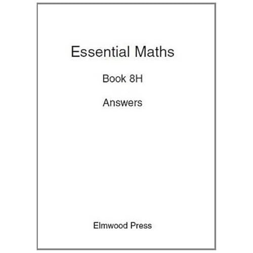 Essential Maths: Answers v. 8H