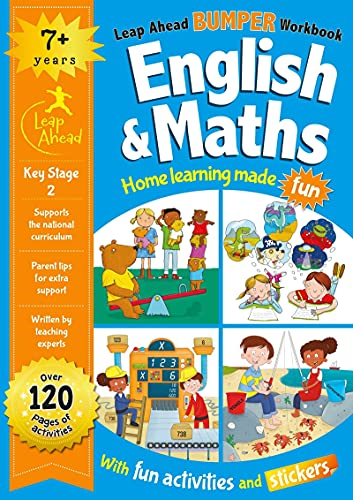Leap Ahead Bumper Workbook: English and Maths 7+ (Leap Ahead Bumper)