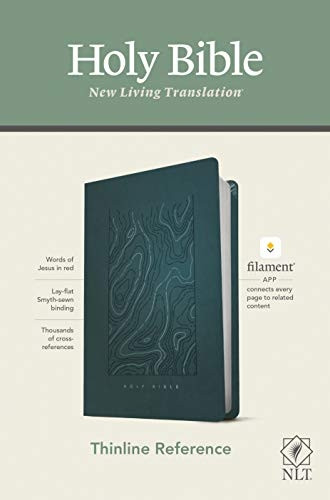NLT Thinline Reference Bible, Filament Enabled Edition (Red