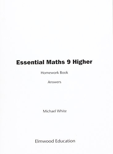 Essential Maths 9 Higher Homework Answer