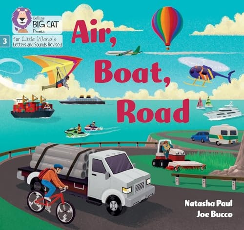 Air, Boat, Road: Phase 3 Set 2 Blending Practice (Big Cat Phonics for Little Wandle Letters and Sounds Revised)