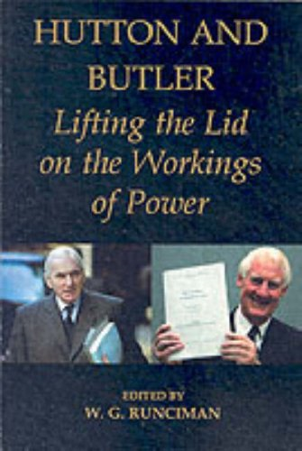 Hutton and Butler: Lifting the Lid on the Workings of Power (Occasional Papers)