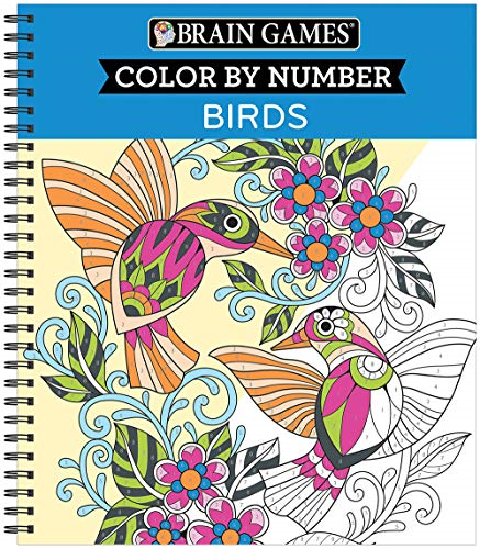 Brain Games - Color by Number: Birds (Brain Games - Color by Number)