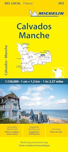 Calvados Manche - Michelin Local Map 303: Map