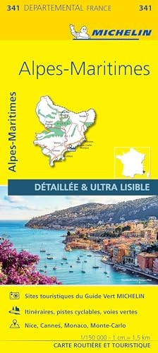 Alpes-Maritimes - Michelin Local Map 341