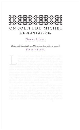 On Solitude (Penguin Great Ideas)