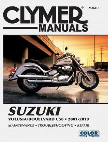 Suzuki Volusia/Boulevard C50 (2001-2019) Clymer Repair Manual: Maintenance * Troubleshooting * Repair (Clymer Powersport)