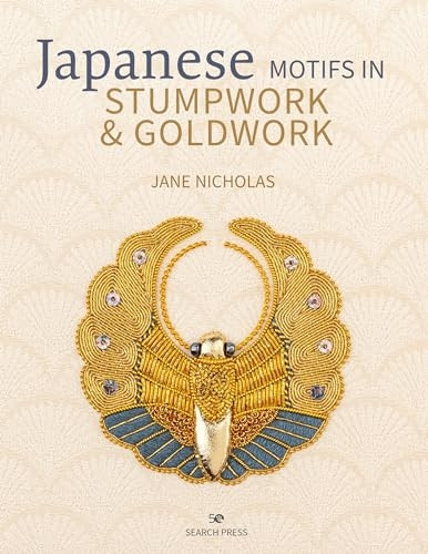 Japanese Motifs in Stumpwork & Goldwork: Embroidered Designs Inspired by Japanese Family Crests