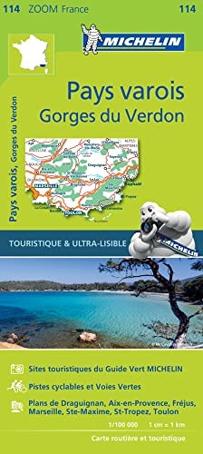Pays Varois, Verdon Gorges - Zoom Map 114: Map