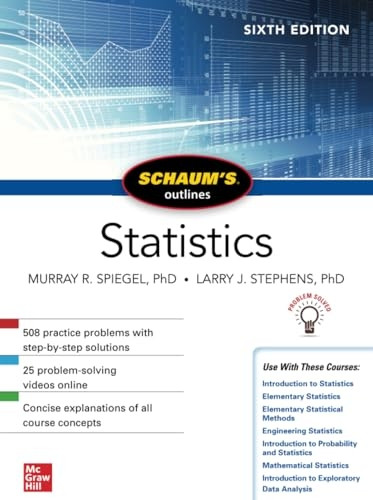Schaum's Outline of Statistics, Sixth Edition