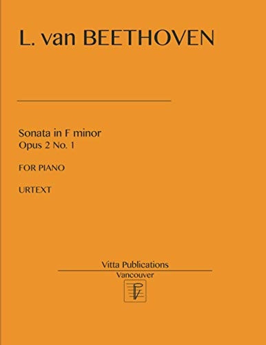 Sonata in F Minor, Op. 2 No. 1: Urtext
