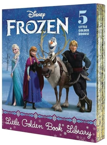 Frozen Little Golden Book Library (Disney Frozen) (Little Golden Book)